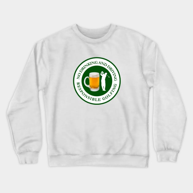 Funny Golf Tshirt Crewneck Sweatshirt by funnybones